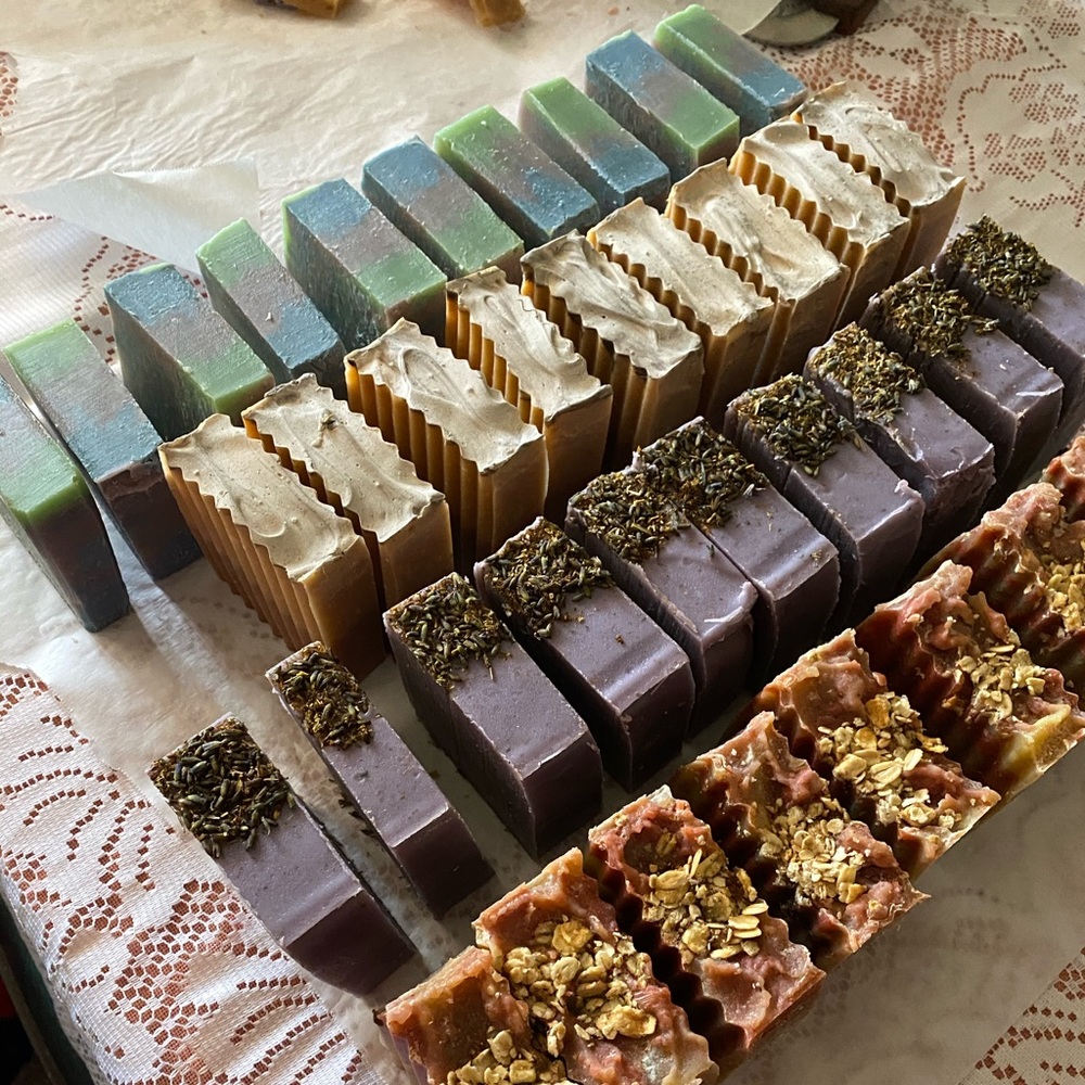 Handmade goats milk soap!